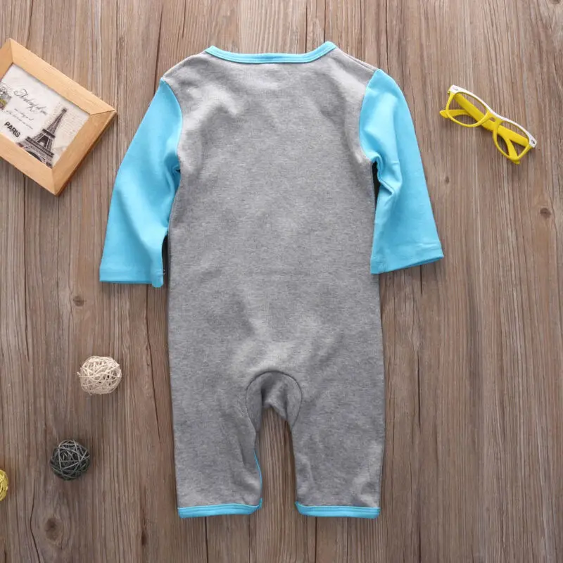 Emmababy Демисезонный с длинными рукавами персонажами из мультфильмов комбинезон