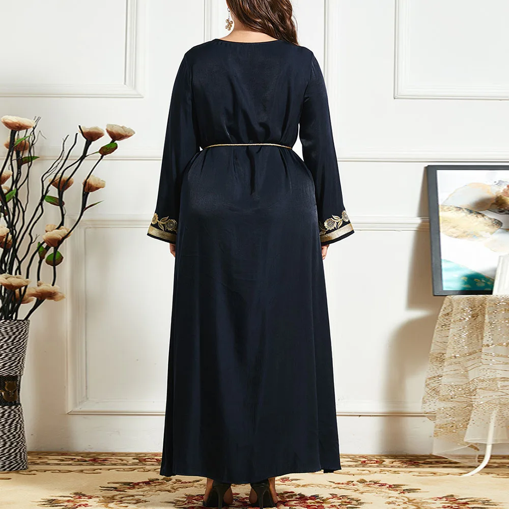 2021 Summer Fashion New Muslim Oversize Western Style Western Style Women's Dress Solid Color Long Sleeve V-neck Casual Loose
2021 Summer Fashion New Muslim Oversize Western Style Western Style Women's Dress Solid Color Long Sleeve V-neck Casual Loose