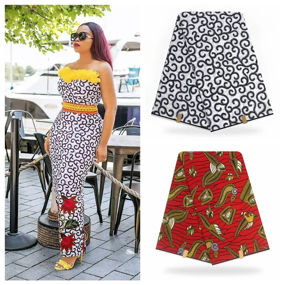 Ankara Wax Material Print 100% Cotton 2020 African pagne Wax Fabric Direct Selling Veritable Sales New Veritable Wax 6yard/lot
Ankara Wax Material Print 100% Cotton 2020 African pagne Wax Fabric Direct Selling Veritable Sales New Veritable Wax 6yard/lot