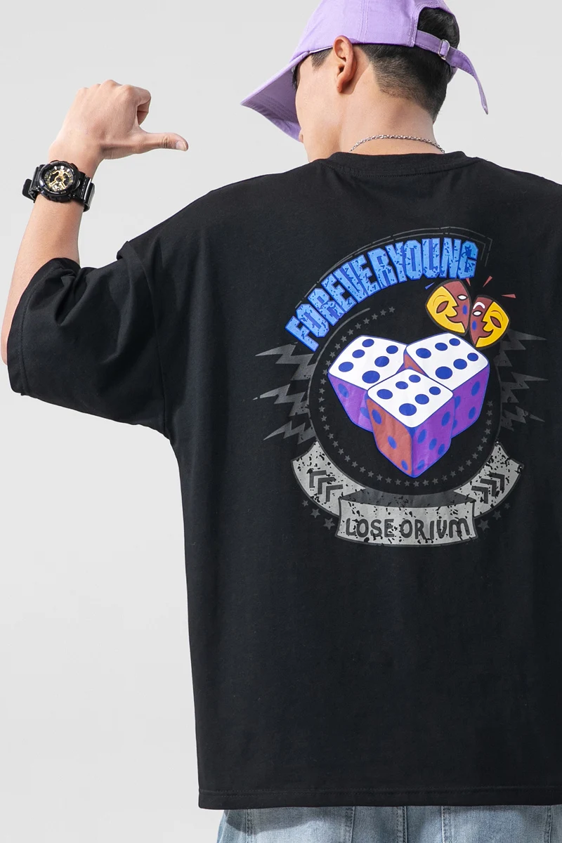 iiDossan New Casual T shirts Men Fashion 2020 Trending Dice Print Funny Cotton Tshirt Women Streetwear Top Quality Hiphop Tops
iiDossan New Casual T shirts Men Fashion 2020 Trending Dice Print Funny Cotton Tshirt Women Streetwear Top Quality Hiphop Tops