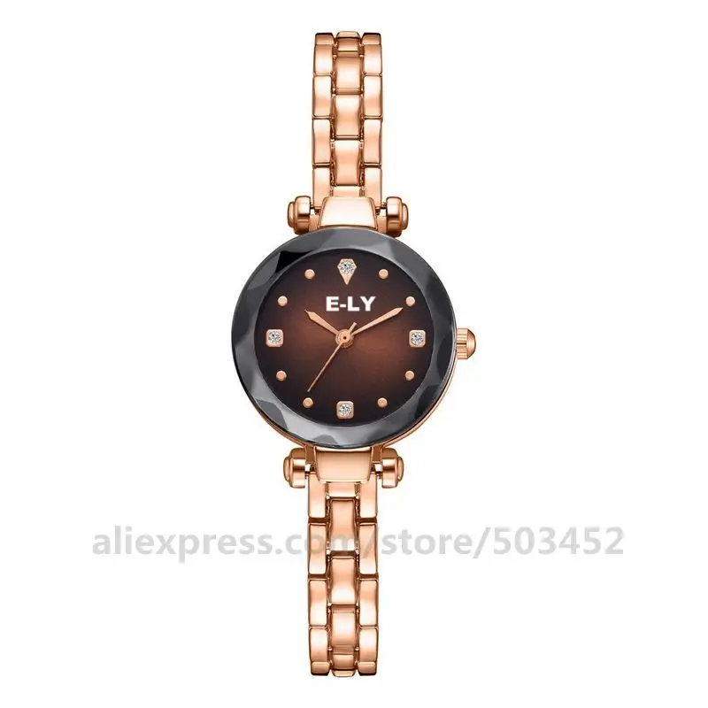 100 шт./лот женские часы-браслет с кристаллами красочные модные наручные часы Dail