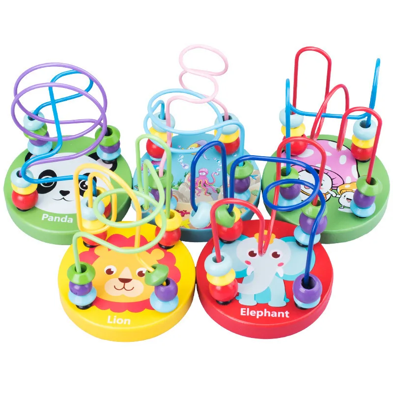Baby Montessori Educational Math Toy Wooden Mini Circles Bead Wire Maze Roller Coaster Abacus Puzzle Toys For Kids Boy Girl Gift
Baby Montessori Educational Math Toy Wooden Mini Circles Bead Wire Maze Roller Coaster Abacus Puzzle Toys For Kids Boy Girl Gift