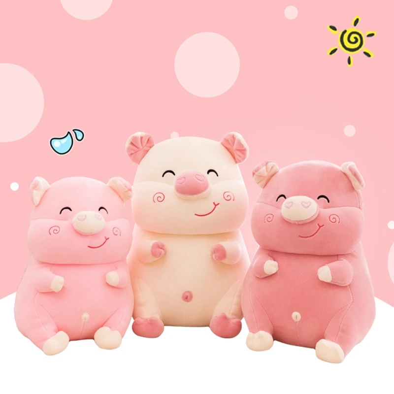 30/40/50cm Cute Smiling Pig Plush Doll Stuffed Animal Cuddly Toy Sleeping Pillow 203E
30/40/50cm Cute Smiling Pig Plush Doll Stuffed Animal Cuddly Toy Sleeping Pillow 203E