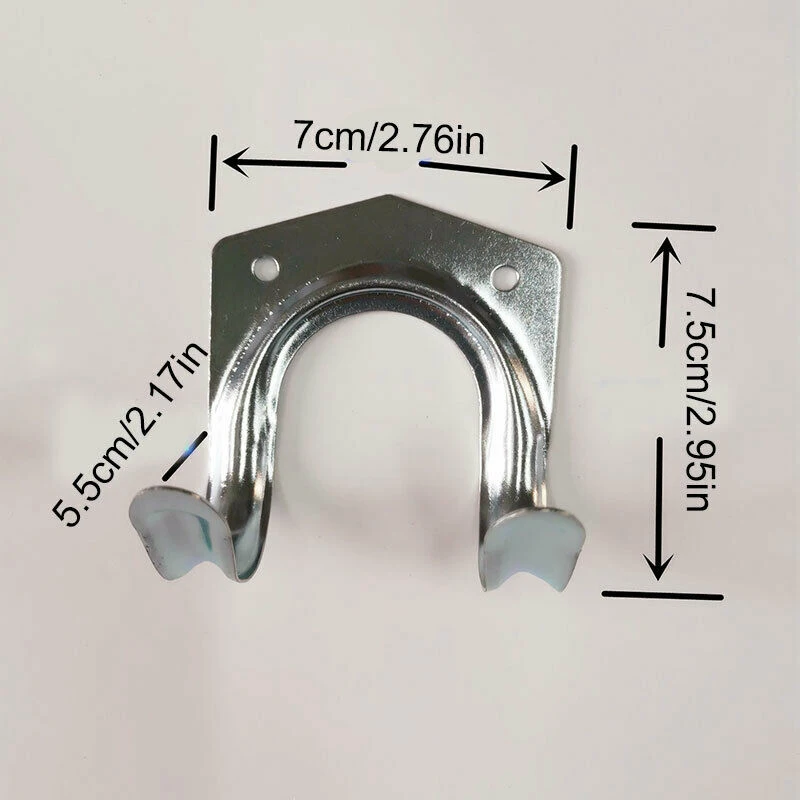 10 Pcs Metal Tool Storage Wall Hook Double Hanger Holder Hanging Garden Garage M56
10 Pcs Metal Tool Storage Wall Hook Double Hanger Holder Hanging Garden Garage M56