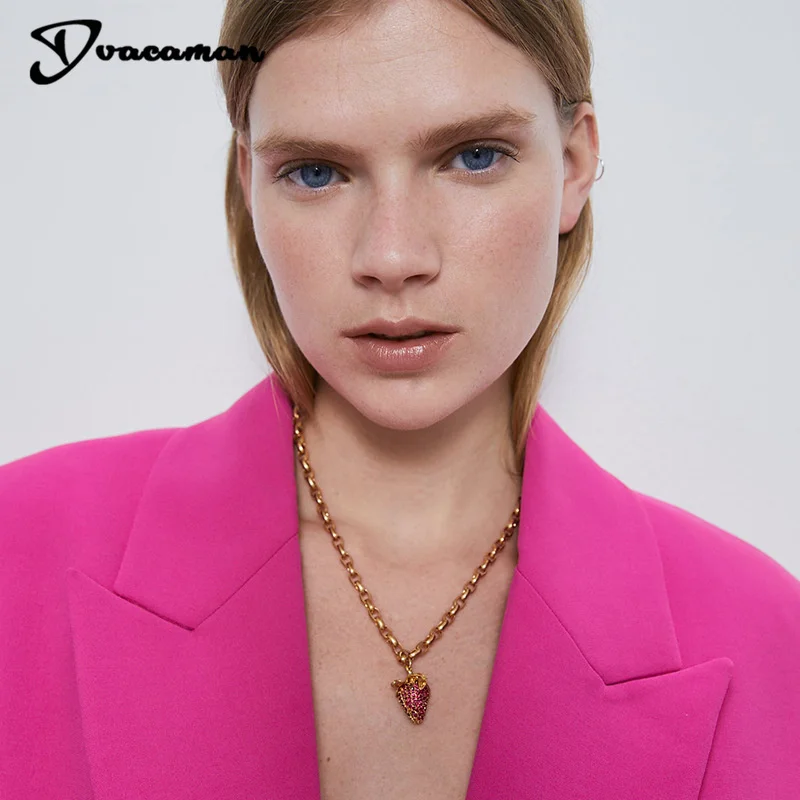 Dvacaman New Trend ZA Neck Pendants Women Label Layers Gold Color Steampunk Cool Stuff Jewelry On The Neck Couple Vintage Charm 
Dvacaman New Trend ZA Neck Pendants Women Label Layers Gold Color Steampunk Cool Stuff Jewelry On The Neck Couple Vintage Charm