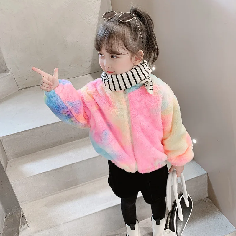 Autumn Winter Girls Coats Warm Plush Thicken Kids Outerwear Outdoor Fashion Colorful Children Casual Jackets Student Clothes
Autumn Winter Girls Coats Warm Plush Thicken Kids Outerwear Outdoor Fashion Colorful Children Casual Jackets Student Clothes
