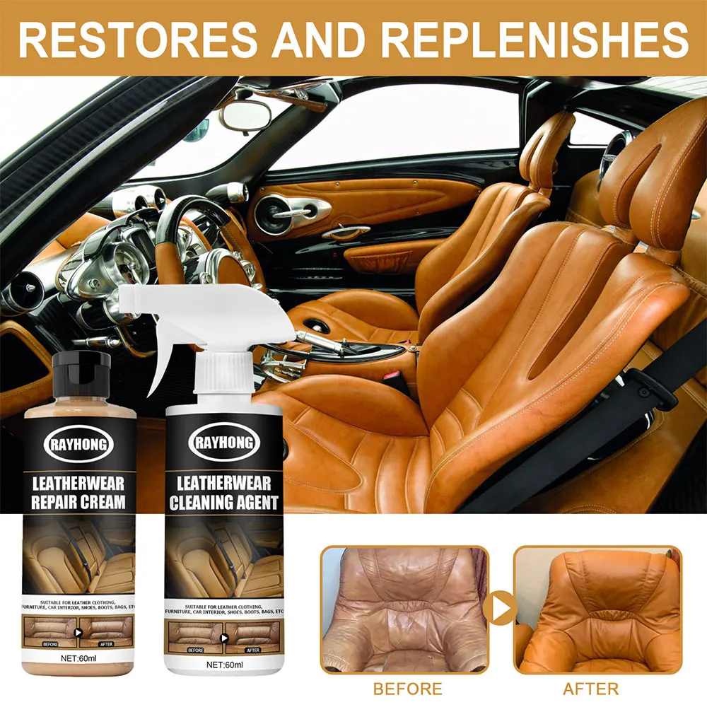60ml Multi-purpose Leather Cleaning Agent Spray Water-free Cleaning Car Seat Roof Dash Clean Car Interior Fabric Cleaning Agent
60ml Multi-purpose Leather Cleaning Agent Spray Water-free Cleaning Car Seat Roof Dash Clean Car Interior Fabric Cleaning Agent