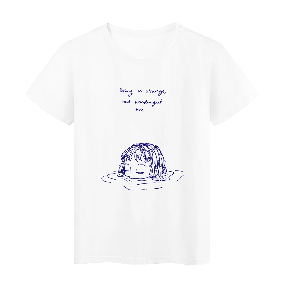 Literature Art Girls Printed Aesthetic New Tee shirt Women Summer Casual Short Sleeve Tops Streetwear Young Girls Style T-shirts
Literature Art Girls Printed Aesthetic New Tee shirt Women Summer Casual Short Sleeve Tops Streetwear Young Girls Style T-shirts