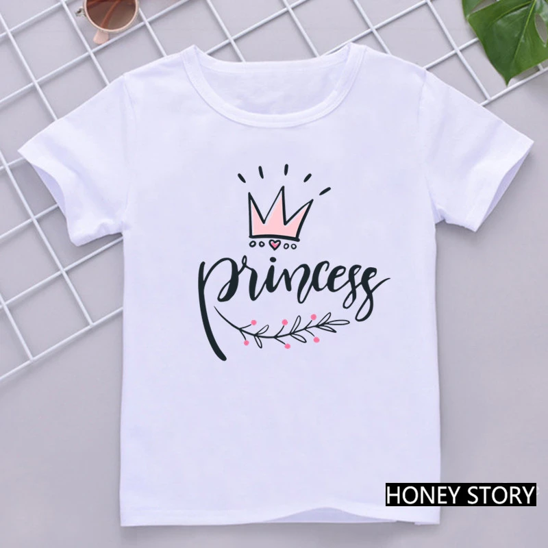 Fashion Princess T Shirt Kids Girls Clothes White Short Sleeve T-shirt Summer Children Clothing Baby Tops 1-12 Years Old 1489
Fashion Princess T Shirt Kids Girls Clothes White Short Sleeve T-shirt Summer Children Clothing Baby Tops 1-12 Years Old 1489