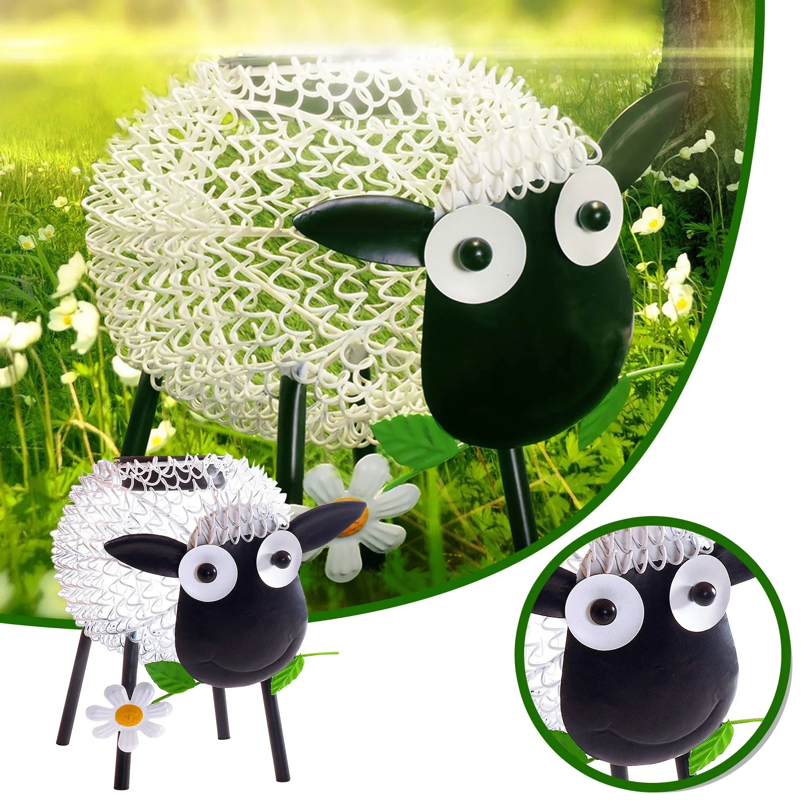 Solar Led Light Outdoor Sheep Light Waterproof Garden Solar Power Ornament decoration Lamp lovely Sheep Lights 2021 top Sale
Solar Led Light Outdoor Sheep Light Waterproof Garden Solar Power Ornament decoration Lamp lovely Sheep Lights 2021 top Sale