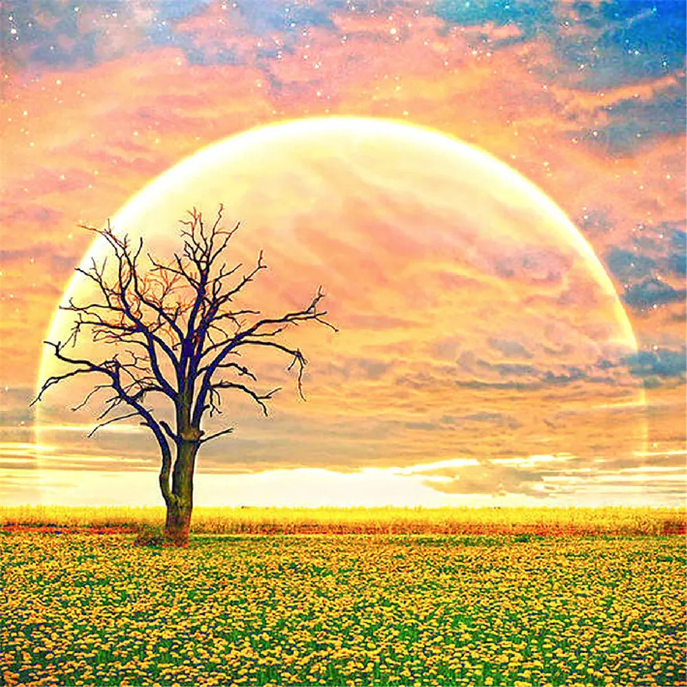 5D DIY Full Round Diamond Painting Sunset Diamond Embroidery Landscape Cross Stitch Kit Mosaic Artist Home Decoration
5D DIY Full Round Diamond Painting Sunset Diamond Embroidery Landscape Cross Stitch Kit Mosaic Artist Home Decoration