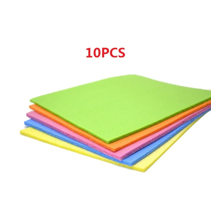 Norbi Kitchen Cleaning Cloths Dishcloth Cellulose Sponge Cloths Water Absorbent Reusable Eco-friendly Dish Towel 10pcs/set
Norbi Kitchen Cleaning Cloths Dishcloth Cellulose Sponge Cloths Water Absorbent Reusable Eco-friendly Dish Towel 10pcs/set