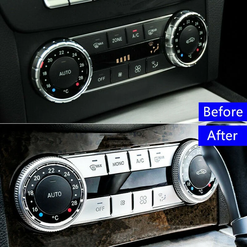 8Pcs Air Condition Buttons Cover Trim Fit For Mercedes Benz C Class W204 GLK 2008 2009 2010 Left Hand Drive
8Pcs Air Condition Buttons Cover Trim Fit For Mercedes Benz C Class W204 GLK 2008 2009 2010 Left Hand Drive