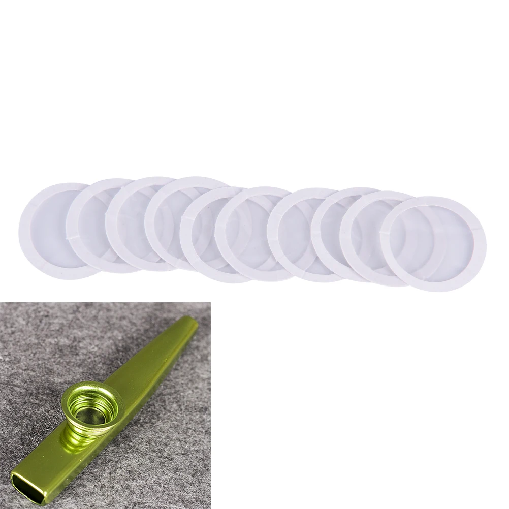 

10pcs Standard Common Size Parts Flute Membrane Kazoo Diaphragm for Accessories
