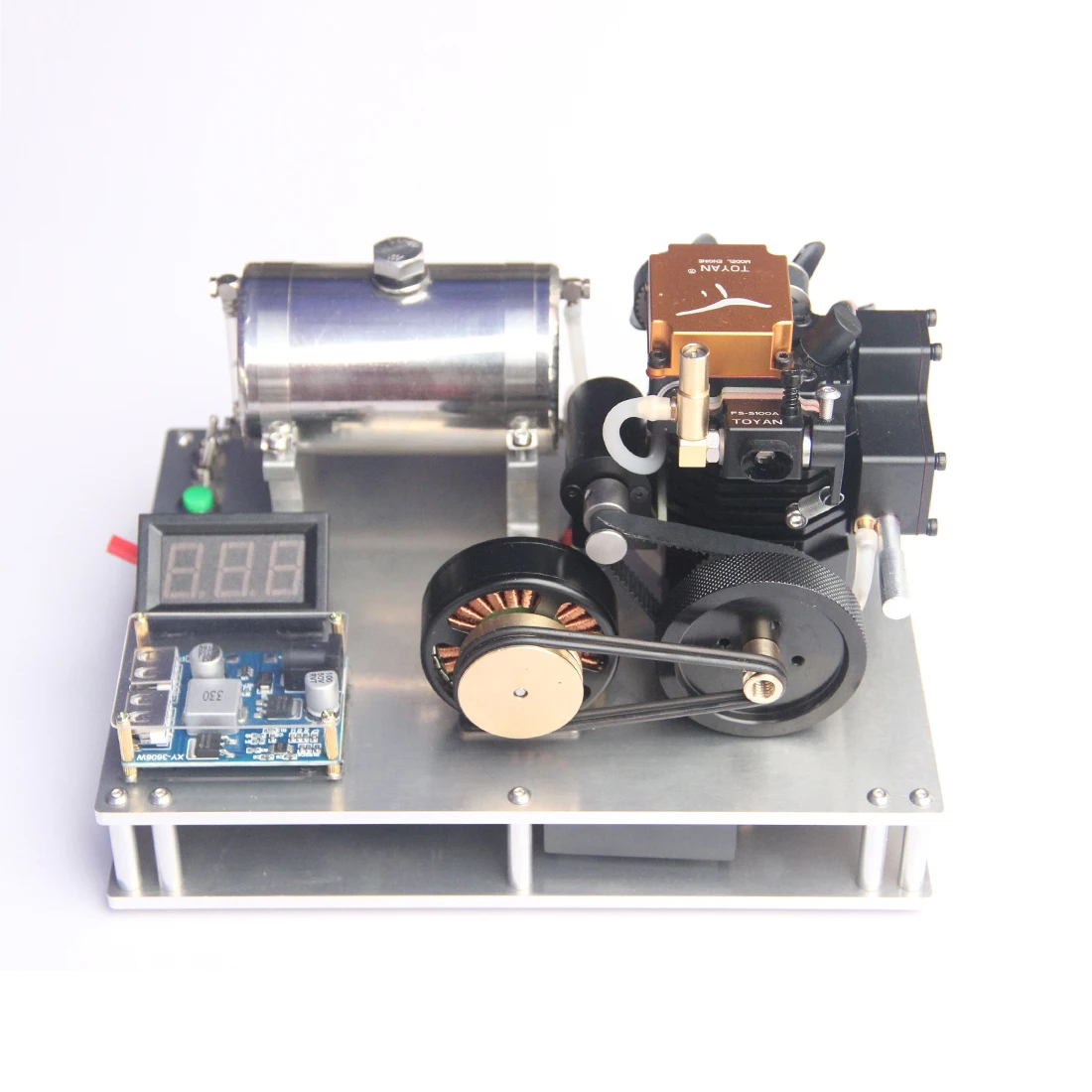 TOYAN One-key Electric Start Single Cylinder 4-stroke Methanol Engine Generator Model with Voltage Digital Display Stabilizer 
TOYAN One-key Electric Start Single Cylinder 4-stroke Methanol Engine Generator Model with Voltage Digital Display Stabilizer