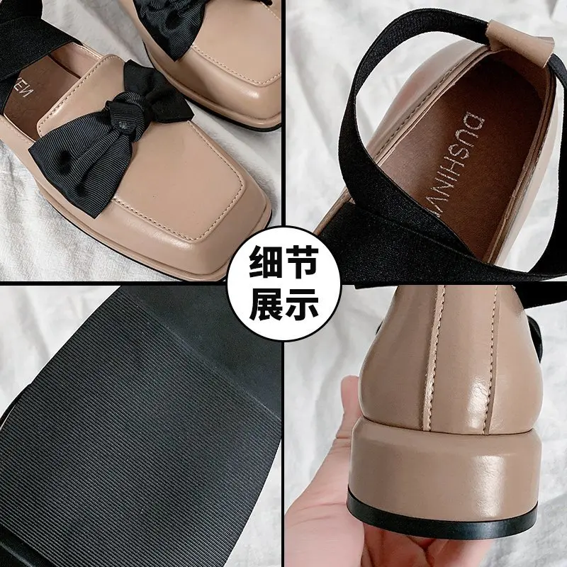 Spring Lolita Style Women's shoes 2021 New Style Butterfly-knot Elastic band Ankle Strap Women Single Shoe 3cm Middle heel shoes
Spring Lolita Style Women's shoes 2021 New Style Butterfly-knot Elastic band Ankle Strap Women Single Shoe 3cm Middle heel shoes