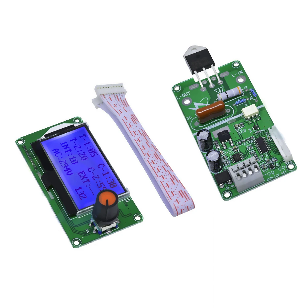Spot Welding Control Board With LCD Display Transformer Double Pulse Encoder 40/100A DIY Digital Spot Welder Control Board
Spot Welding Control Board With LCD Display Transformer Double Pulse Encoder 40/100A DIY Digital Spot Welder Control Board