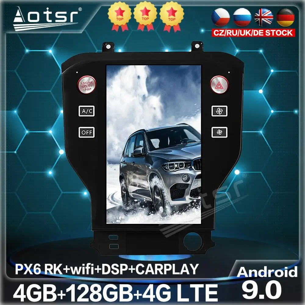 Экран Tesla для Ford Mustang, автомобильный GPS-навигатор 2015, 2016, 2017-2019, Android, радио, магнитофон PX6, мультимедийный видеоплеер
Экран Tesla для Ford Mustang, автомобильный GPS-навигатор 2015, 2016, 2017-2019, Android, радио, магнитофон PX6, мультимедийный видеоплеер
