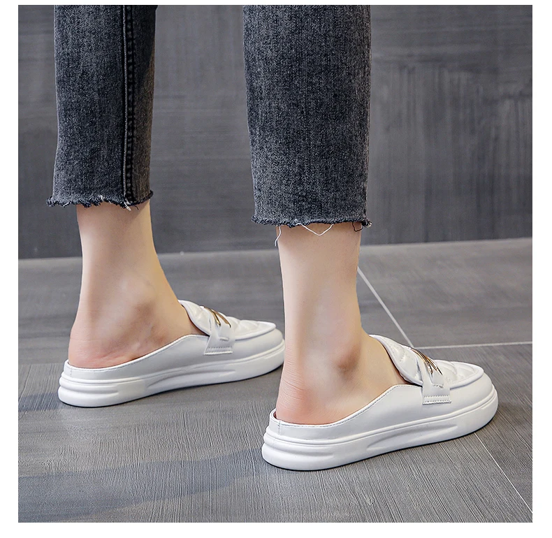 Summer New Casual Women's Flat Shoes White Slip-on Breathable Leather Sneakers Women Outdoor Walking Women's Vulcanized Shoes 40
Summer New Casual Women's Flat Shoes White Slip-on Breathable Leather Sneakers Women Outdoor Walking Women's Vulcanized Shoes 40
