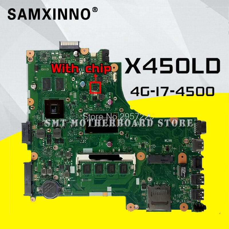 Для For Asus X450LD 4G I7 4500 с чипом, материнская плата для ноутбука, системная плата, материнская плата, материнская плата, протестированная, хорошо, ...
Для For Asus X450LD 4G I7 4500 с чипом, материнская плата для ноутбука, системная плата, материнская плата, материнская плата, протестированная, хорошо, ...