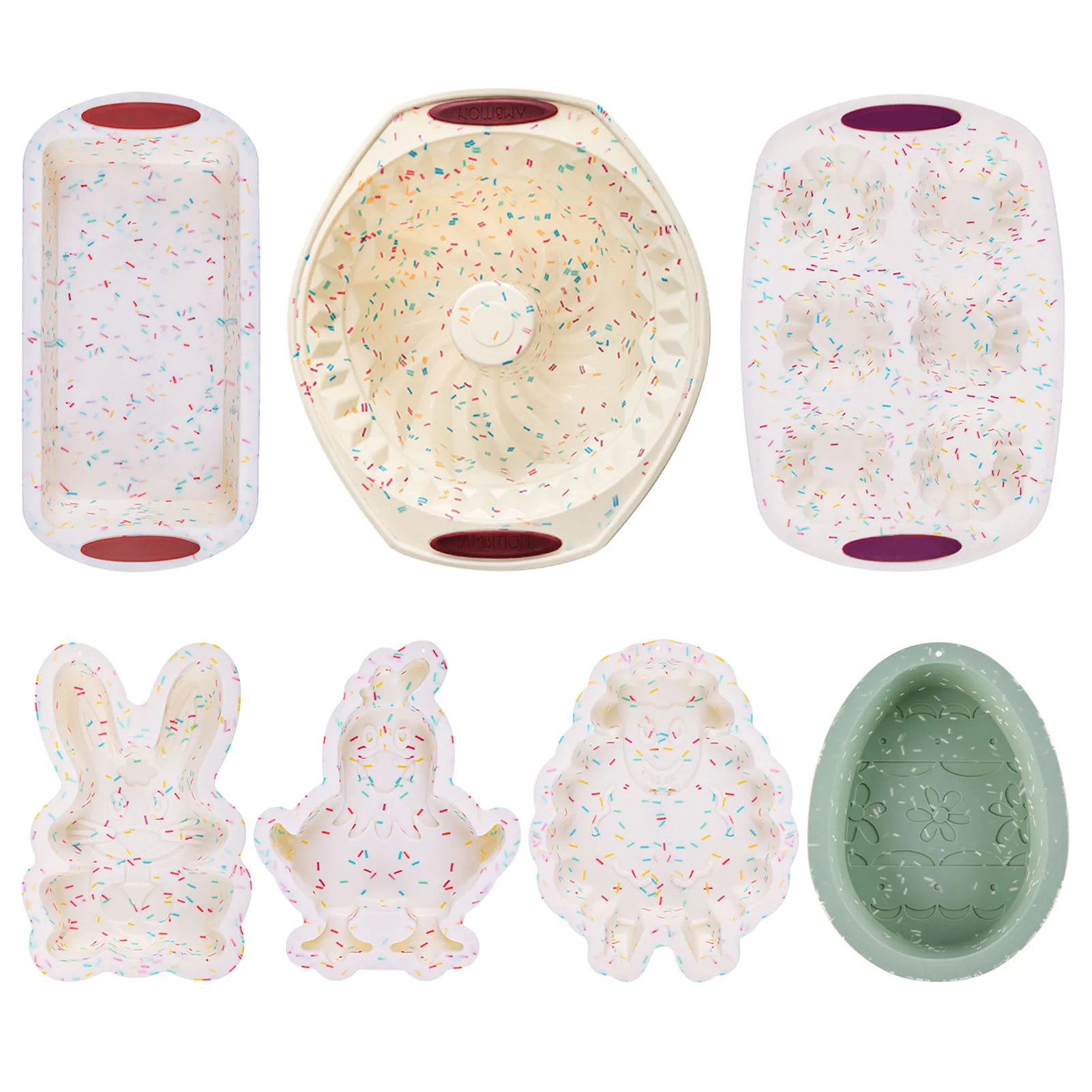 Silicone Toast Mold 6-hole Cake Cup Easter Bunny Cake Mold Kitchen Accessories Tools Bread Pan Mold Toast Bread Mold Cake Tray
Silicone Toast Mold 6-hole Cake Cup Easter Bunny Cake Mold Kitchen Accessories Tools Bread Pan Mold Toast Bread Mold Cake Tray