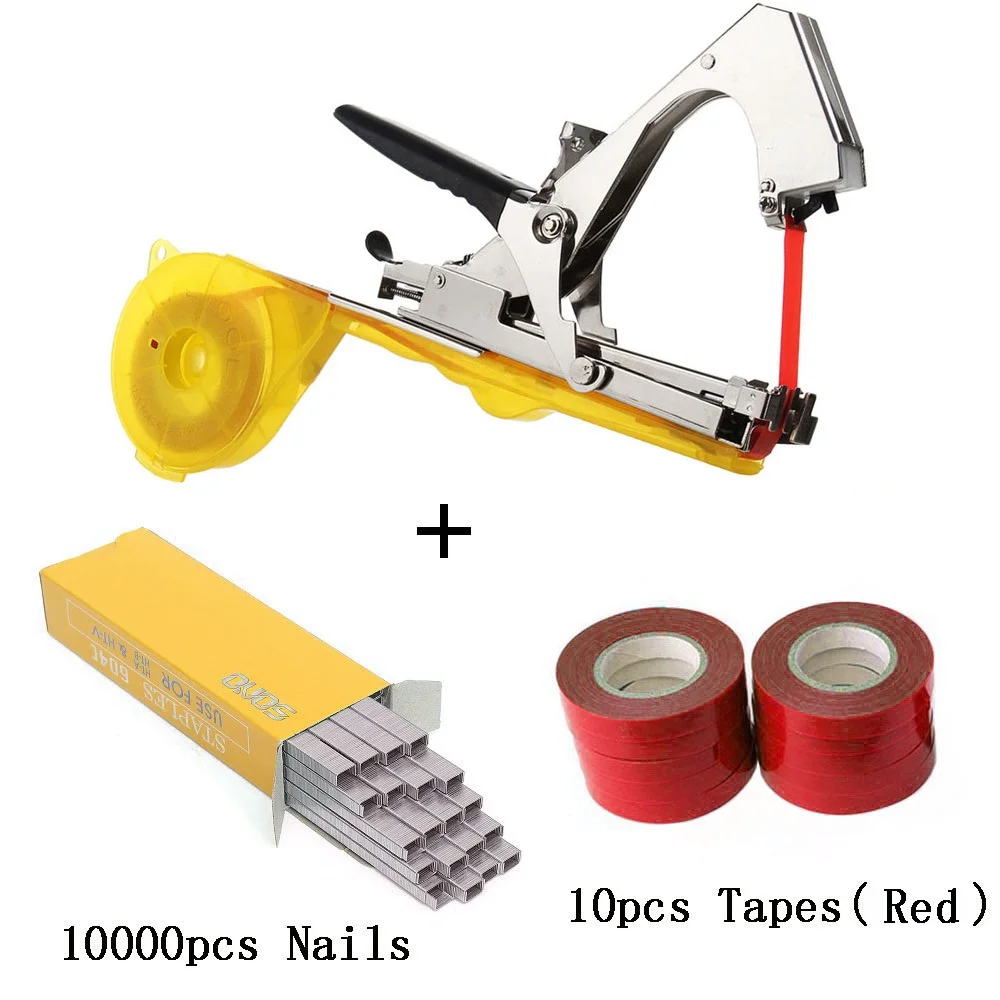 ALLOME Tying Machine Plant Garden Plant Tapetool Tapener 10 Rolls Tape Set for Vegetable, Grape, Tomato
ALLOME Tying Machine Plant Garden Plant Tapetool Tapener 10 Rolls Tape Set for Vegetable, Grape, Tomato