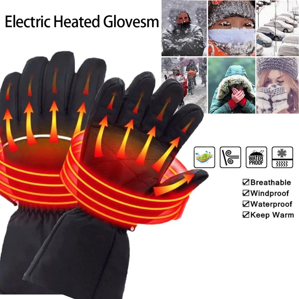 1 Pair Winter USB Hand Warmer Electric Thermal Heating Heated Gloves Battery Powered For Men And Women Motorcycle Ski Gloves
1 Pair Winter USB Hand Warmer Electric Thermal Heating Heated Gloves Battery Powered For Men And Women Motorcycle Ski Gloves