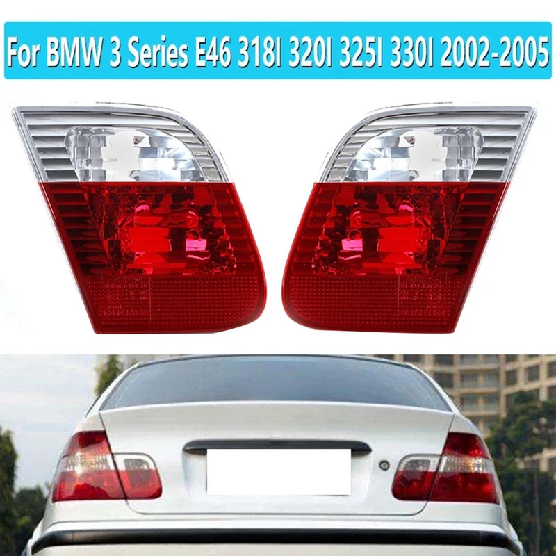 Автомобильный ВНУТРЕННИЙ Задний фонарь, стоп-сигнал для BMW 3 серии E46 2002-2005 63216910537, 2 шт.
Автомобильный ВНУТРЕННИЙ Задний фонарь, стоп-сигнал для BMW 3 серии E46 2002-2005 63216910537, 2 шт.