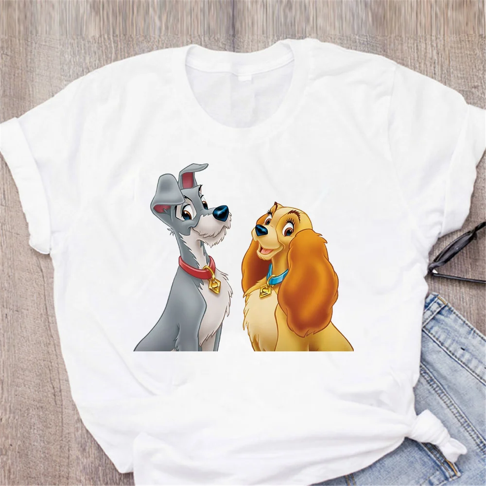 Disney Dogs Lady and The Tramp T Shirt Women Clothes Girl Female T-shirt Sweethearts Couples Tee Shirt Dropship
Disney Dogs Lady and The Tramp T Shirt Women Clothes Girl Female T-shirt Sweethearts Couples Tee Shirt Dropship