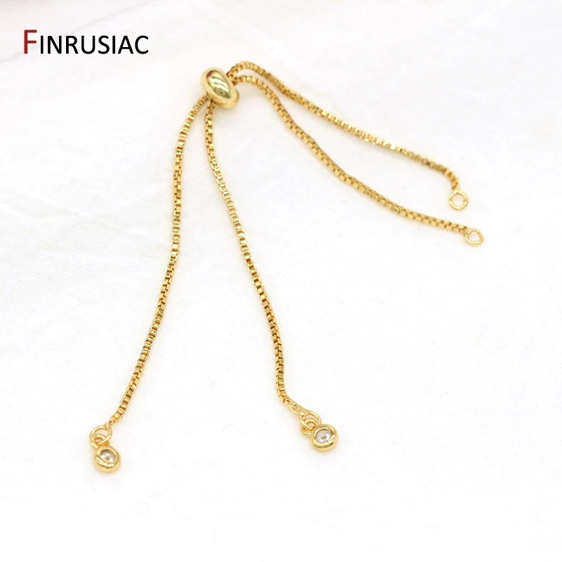 5 Types DIY Jewelry Making Accessories Slide Beads Adjustable Length Chain for DIY Bracelet, 14K Gold-Plated Bracelets Chain
5 Types DIY Jewelry Making Accessories Slide Beads Adjustable Length Chain for DIY Bracelet, 14K Gold-Plated Bracelets Chain
