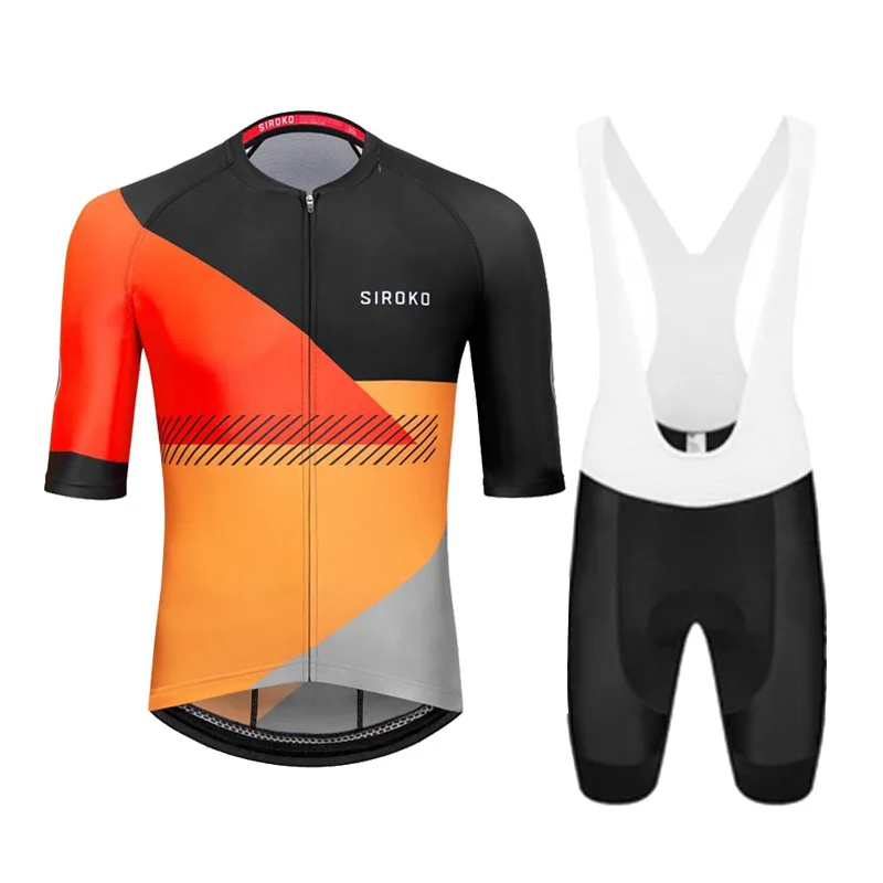 Men Cycling Jersey Set Bib Shorts 19D Gel Pad Cycling Tops Bike Wear Clothing Siroko Maillot Ciclismo Hombre
Men Cycling Jersey Set Bib Shorts 19D Gel Pad Cycling Tops Bike Wear Clothing Siroko Maillot Ciclismo Hombre