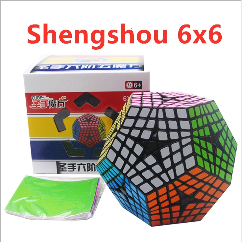 Shengshou 6x6 Megaminxed Cube 6x6x 6куб додекаэдра shengshou 6x 6 магический куб 12-сторонний Cubo Magico