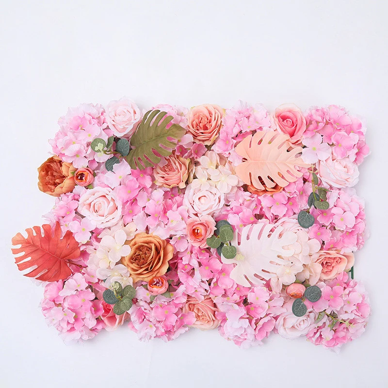 

40*60cm Dahlia Rose Artificial Flower Wall Panel Decor Backdrop Wedding Party Event Birthday Shop Scene Layout Customizable