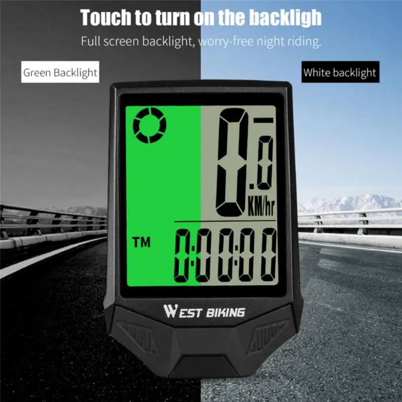 Bike Computer Wireless Large Screen Waterproof Bicycle Code Table English Anti-jamming Luminous Speedometer Bike Accessories
Bike Computer Wireless Large Screen Waterproof Bicycle Code Table English Anti-jamming Luminous Speedometer Bike Accessories