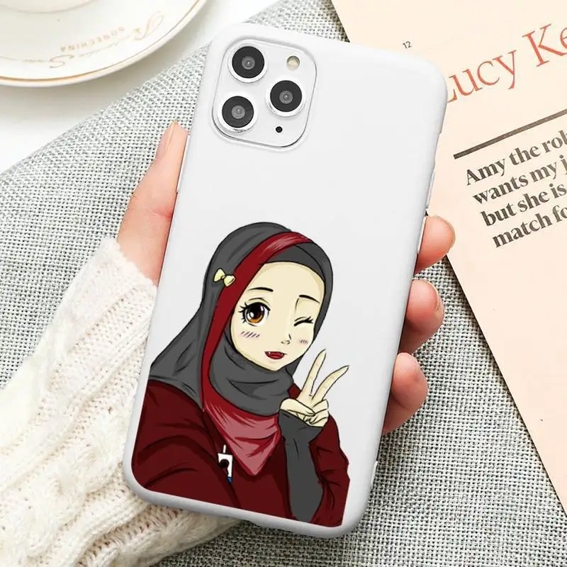 Muslim girl cute cartoon Phone Case Candy Color for iPhone 11 12 mini pro XS MAX 8 7 6 6S Plus X 5S SE 2020 XR
Muslim girl cute cartoon Phone Case Candy Color for iPhone 11 12 mini pro XS MAX 8 7 6 6S Plus X 5S SE 2020 XR