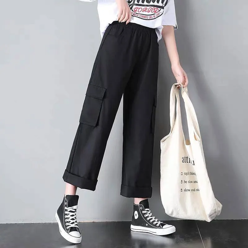 Solid Female Fashion Cargo Pants High Waist Loose Harem Pants Women Loose Pants Harajuku Casual Trouser Autumn Pants Girls
Solid Female Fashion Cargo Pants High Waist Loose Harem Pants Women Loose Pants Harajuku Casual Trouser Autumn Pants Girls