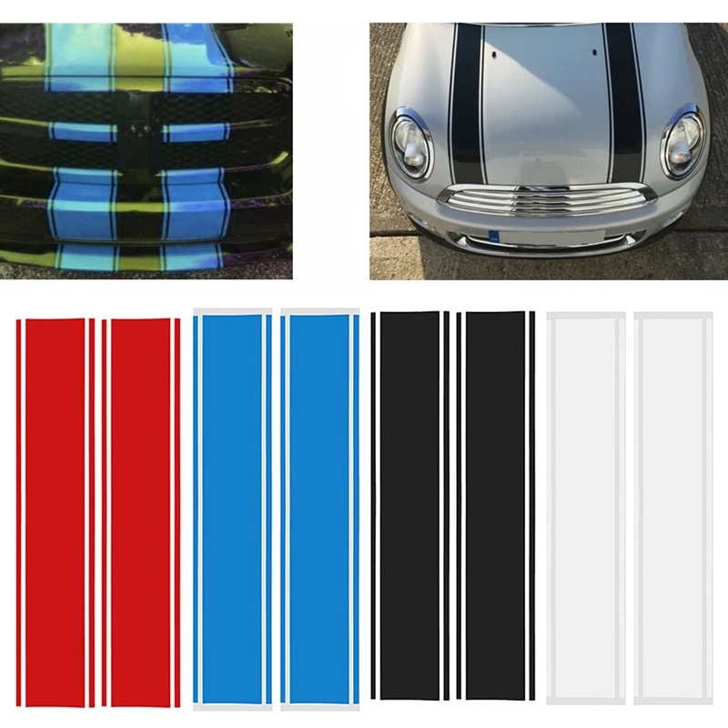4Pcs Car Decal Vinyl Graphics Stickers Hood Dual Hood Racing Rally Stripes Auto Graphic Decal Vinyl Truck Universal
4Pcs Car Decal Vinyl Graphics Stickers Hood Dual Hood Racing Rally Stripes Auto Graphic Decal Vinyl Truck Universal