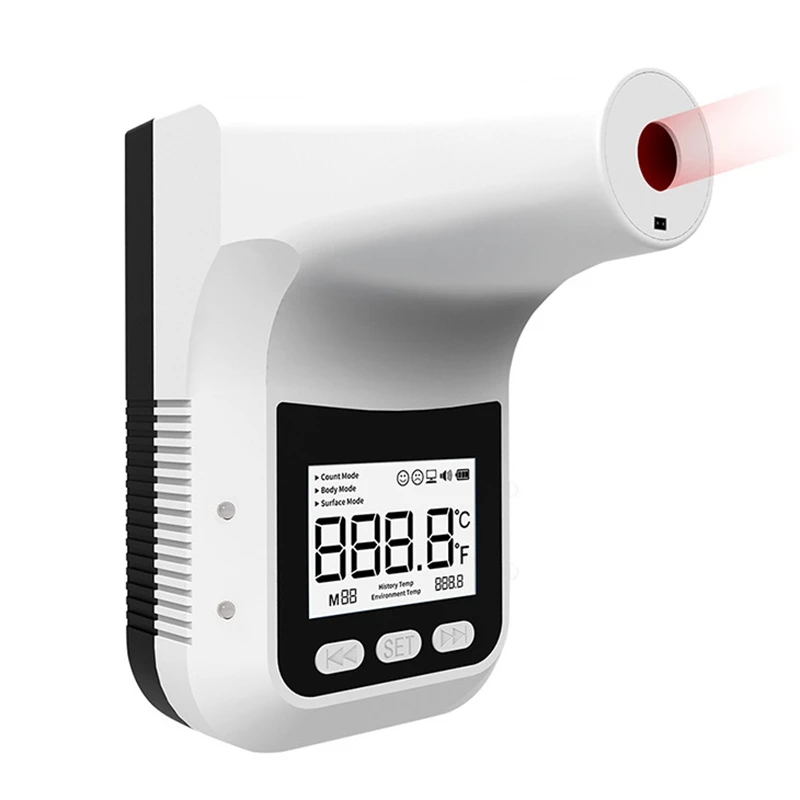 K3 Pro Wall Mount LCD Digital Infrared Thermometer Non-Contact High Precision Forehead Thermometer for Home
K3 Pro Wall Mount LCD Digital Infrared Thermometer Non-Contact High Precision Forehead Thermometer for Home