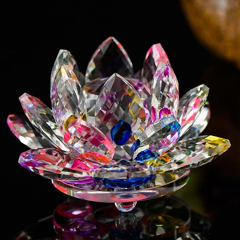 8cm Artificial Quartz Crystal Lotus Flower Crafts Glass Paperweight Fengshui Ornaments Figurines Wedding Decor Gifts Souvenir
8cm Artificial Quartz Crystal Lotus Flower Crafts Glass Paperweight Fengshui Ornaments Figurines Wedding Decor Gifts Souvenir