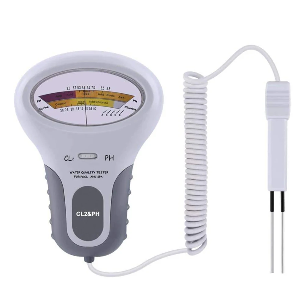 R Hot Spring Pool Aquarium ABS AA 1.5 V Self-cleaning PC102 Water Quality Tester Convenient To Carry Residual Chlorine Detector
R Hot Spring Pool Aquarium ABS AA 1.5 V Self-cleaning PC102 Water Quality Tester Convenient To Carry Residual Chlorine Detector