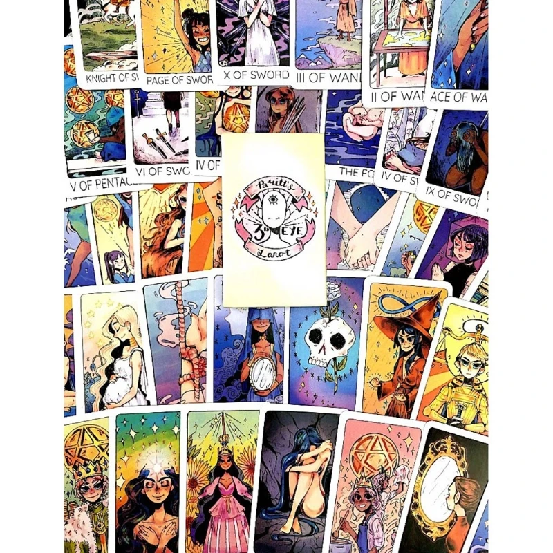 Britts Third Eye Tarot Full English Version 78-Card Deck Oracle Friends Party Board Game Divination Fate
Britts Third Eye Tarot Full English Version 78-Card Deck Oracle Friends Party Board Game Divination Fate