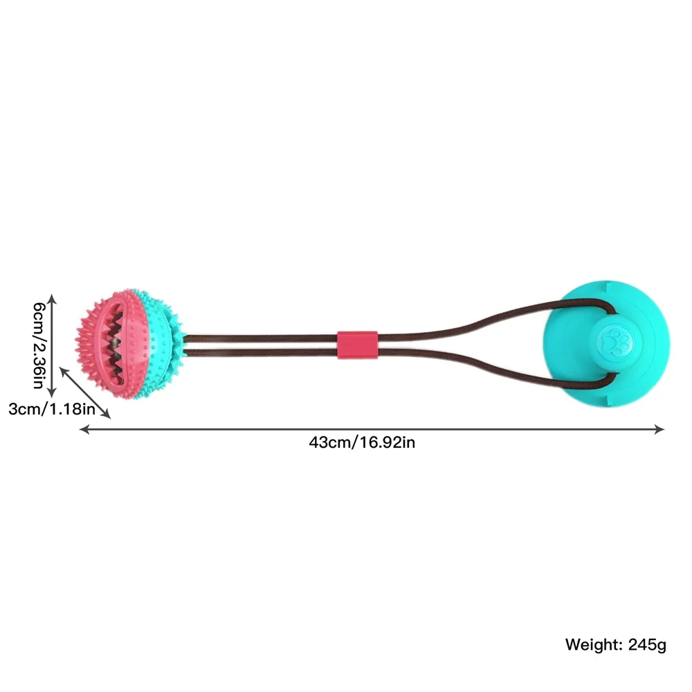 Dog Toy Suction Cup Tug Interactive Dog Ball Toys For Pet Chew Bite Tooth Cleaning Toothbrush Dogs Leaking Food Toys
Dog Toy Suction Cup Tug Interactive Dog Ball Toys For Pet Chew Bite Tooth Cleaning Toothbrush Dogs Leaking Food Toys