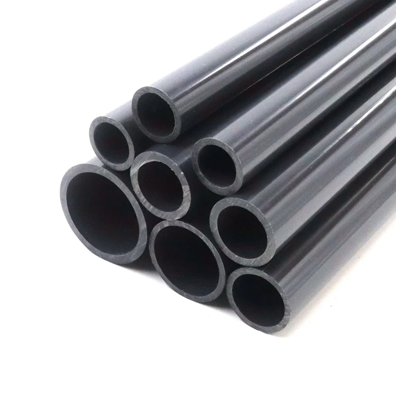 

2pcs 50cm O.D 20~225mm Dark Grey PVC Pipe Garden Irrigation Watering Fittings Aquarium Fish Tank Water Supply Tube UPVC Tube