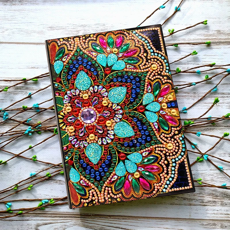 DIY Mandala Shaped Diamond Diamond Drawing Notebook 50 Pages Diamond Embroidery Cross Stitch A5 Notebook Diary
DIY Mandala Shaped Diamond Diamond Drawing Notebook 50 Pages Diamond Embroidery Cross Stitch A5 Notebook Diary