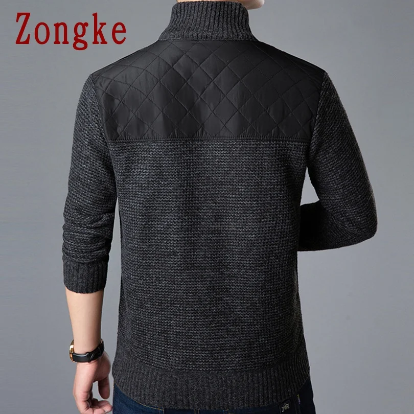 Zongke Patchwork Cardigan Men Sweater Fashion Knitted Sweater Men Clothing Harajuku Mens Jumpers Sweaters 2XL 2021 Autumn Winter
Zongke Patchwork Cardigan Men Sweater Fashion Knitted Sweater Men Clothing Harajuku Mens Jumpers Sweaters 2XL 2021 Autumn Winter