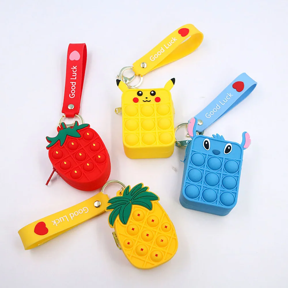 New Fidget Toys Pops Its Popper Sensory Popet Silicone Push Bubble Stationery Storage Bag Popite Poppit Decompression Coin Purse
New Fidget Toys Pops Its Popper Sensory Popet Silicone Push Bubble Stationery Storage Bag Popite Poppit Decompression Coin Purse