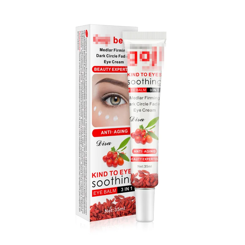 Eye Cream GoJi Berry from Wrinkles Eye Bags Antioxidant Moisturizing Firm Skin Anti-wrinkle for Eyes 35 ml
Eye Cream GoJi Berry from Wrinkles Eye Bags Antioxidant Moisturizing Firm Skin Anti-wrinkle for Eyes 35 ml