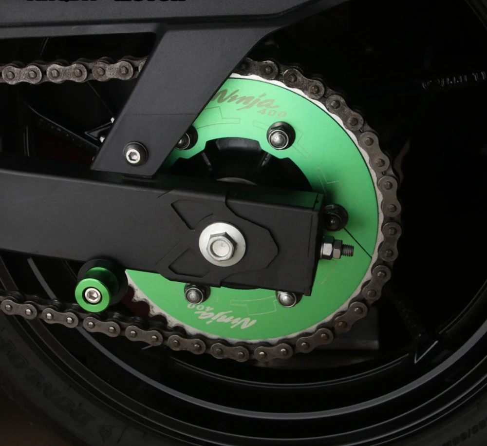 For KAWASAKI Ninja400 2018-2019 & Z400 2019 Motorcycle CNC Aluminum Rear wheel gear pulley cover decorative piece
For KAWASAKI Ninja400 2018-2019 & Z400 2019 Motorcycle CNC Aluminum Rear wheel gear pulley cover decorative piece