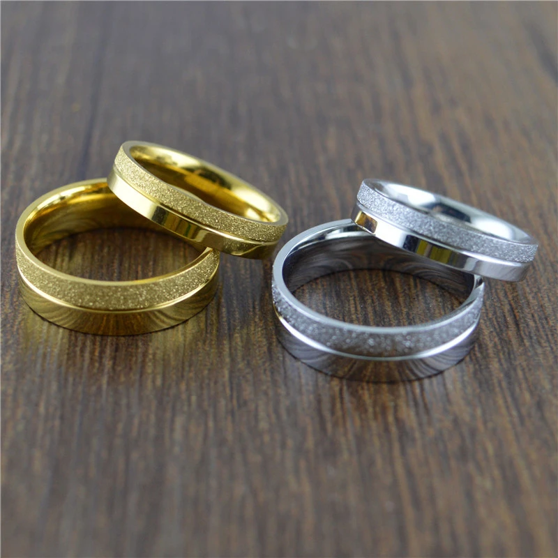 2020 New Fashion 6mm Double Layer Matte Couple Ring For Women Girls Gold Color Stainless Steel Finger Anillo Party Jewelry
2020 New Fashion 6mm Double Layer Matte Couple Ring For Women Girls Gold Color Stainless Steel Finger Anillo Party Jewelry