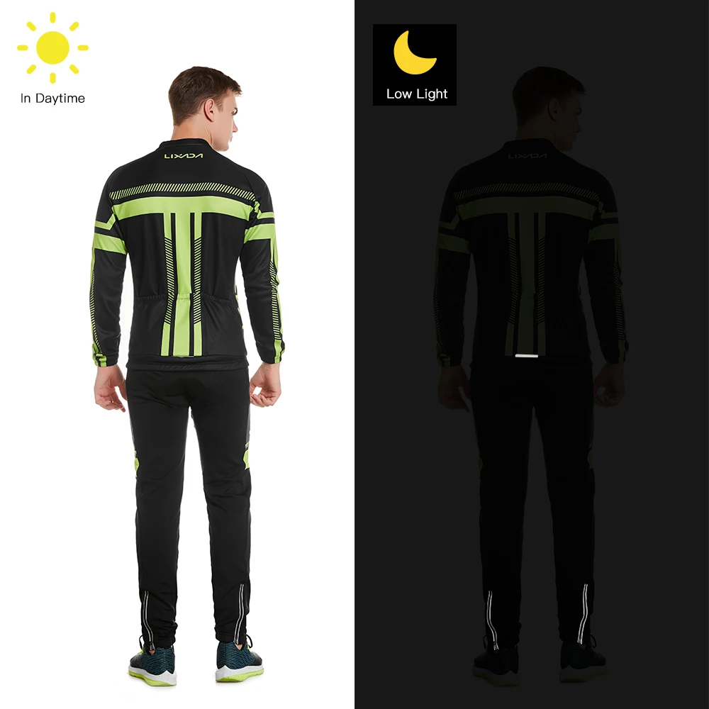 Lixada Cycling Jersey Set Men's Winter Long Sleeve Thermal Fleece Cycling Clothing Cycle Jacket Coat Pants Padded Pants Trousers
Lixada Cycling Jersey Set Men's Winter Long Sleeve Thermal Fleece Cycling Clothing Cycle Jacket Coat Pants Padded Pants Trousers